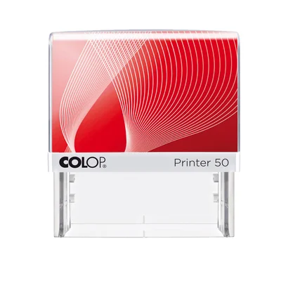Colop Stamp Printer 50, rectangular, 30 x 69 mm, blue