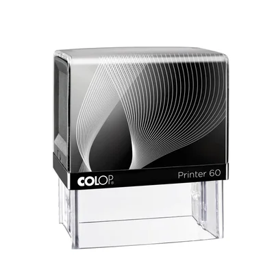Colop Stamp Printer 60, Rectangular, 37 x 76 mm, Black