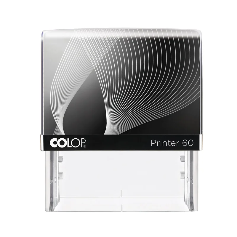 Colop Stamp Printer 60, Rectangular, 37 x 76 mm, Black