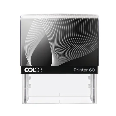 Colop Stamp Printer 60, Rectangular, 37 x 76 mm, Black