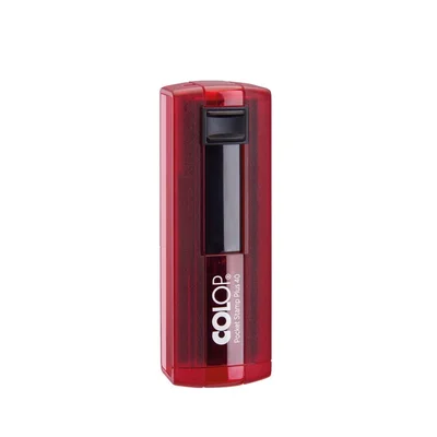 Colop Stamp PSP 40, Pocket, 58 x 22 mm, Red-Blue