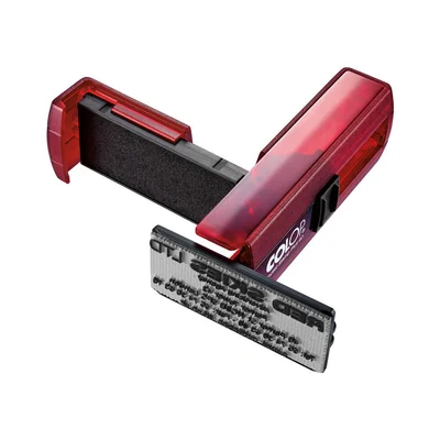 Colop Stamp PSP 40, Pocket, 58 x 22 mm, Red-Blue