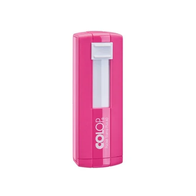 Colop Stamp PSP 40, pocket, 58 x 22 mm, pink-blue