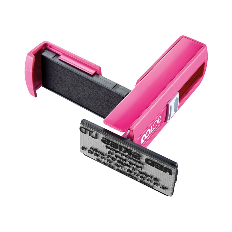 Colop Stamp PSP 40, pocket, 58 x 22 mm, pink-blue