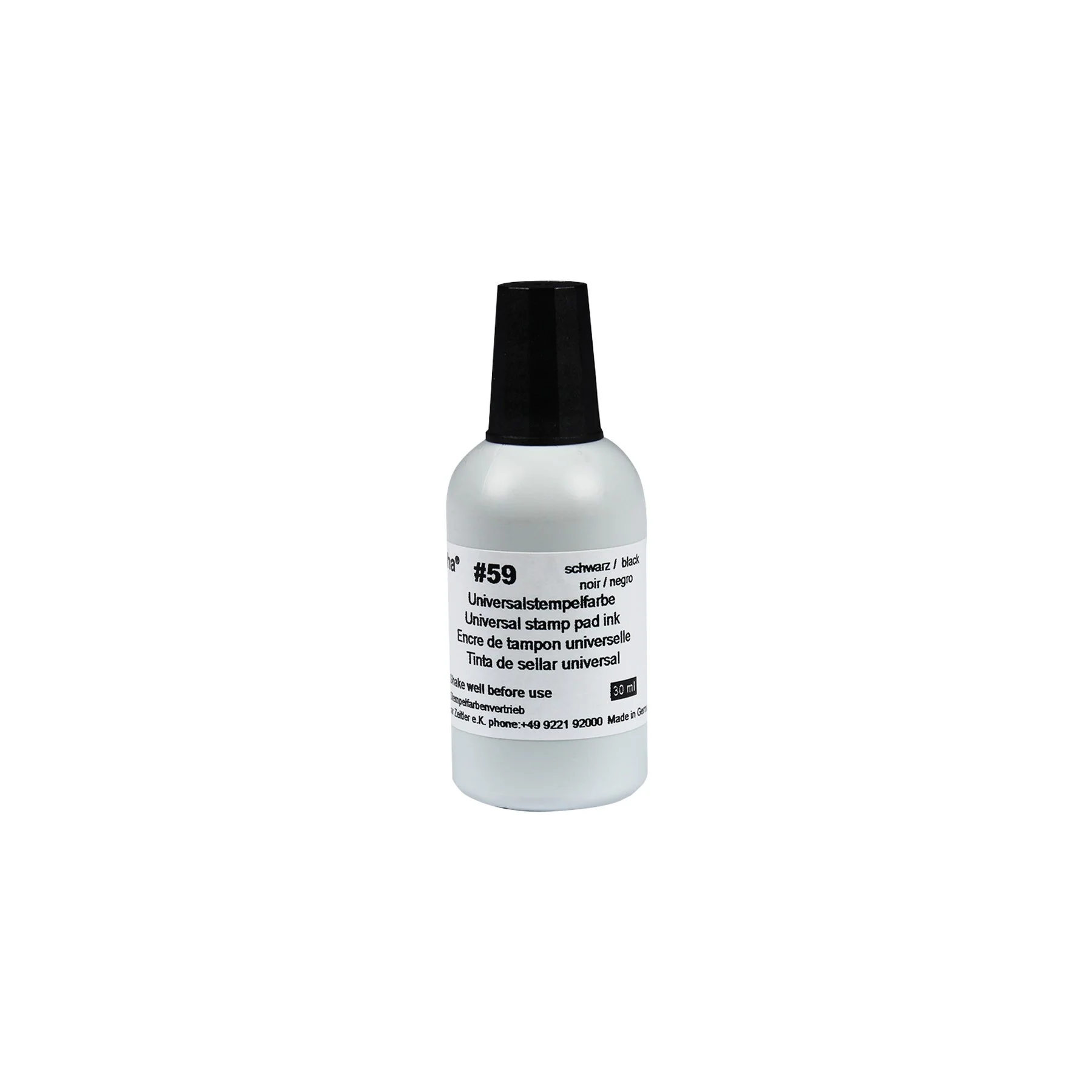 Colop Ink for pad Alpha 59, 30 ml, universal, black