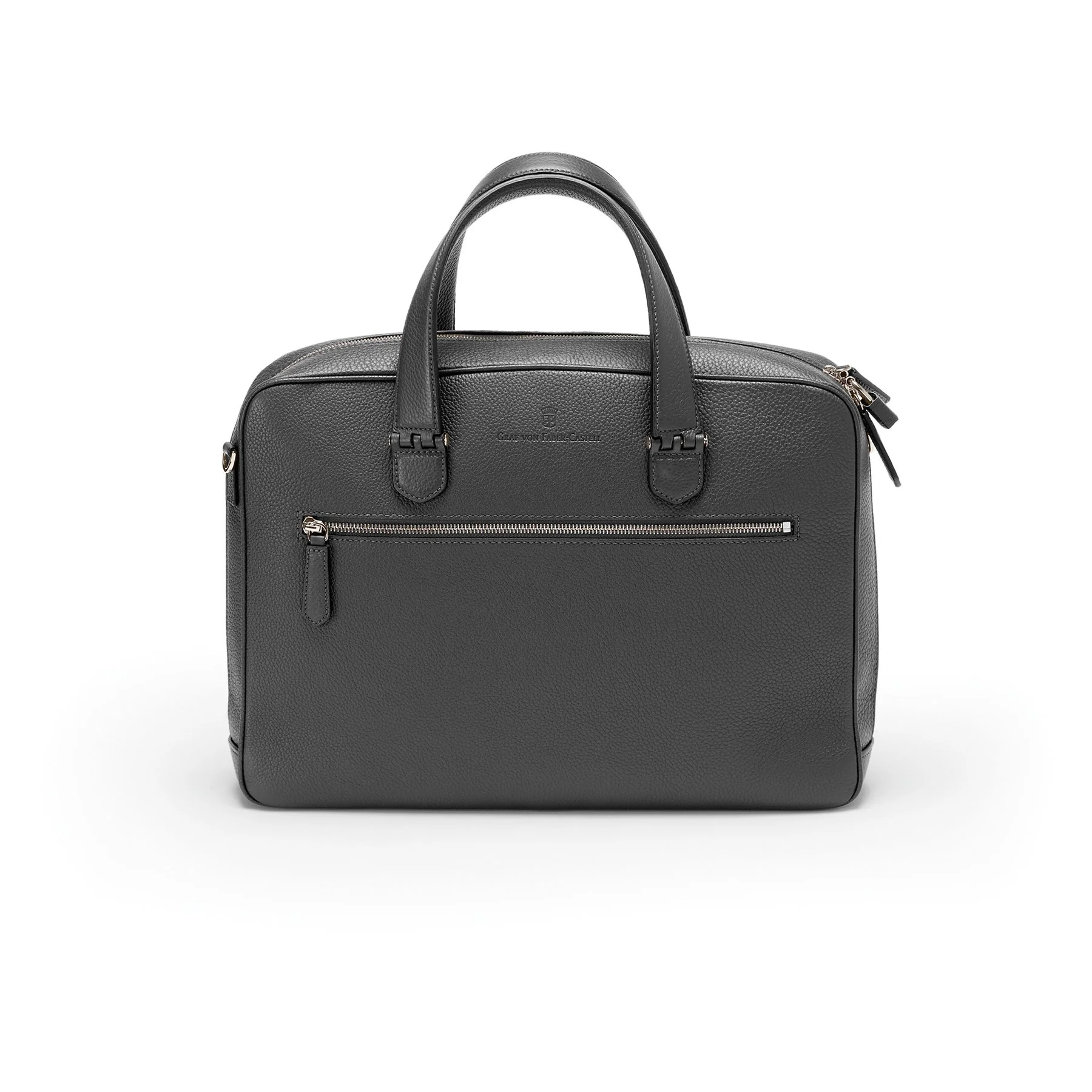 Graf von Faber-Castell Laptop and document bag Cashmere, single compartment, leather, black