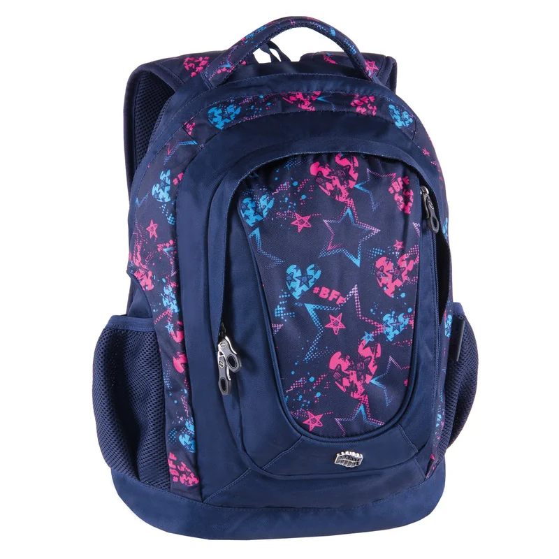 Pulse Backpack Music BFF, blue-pink