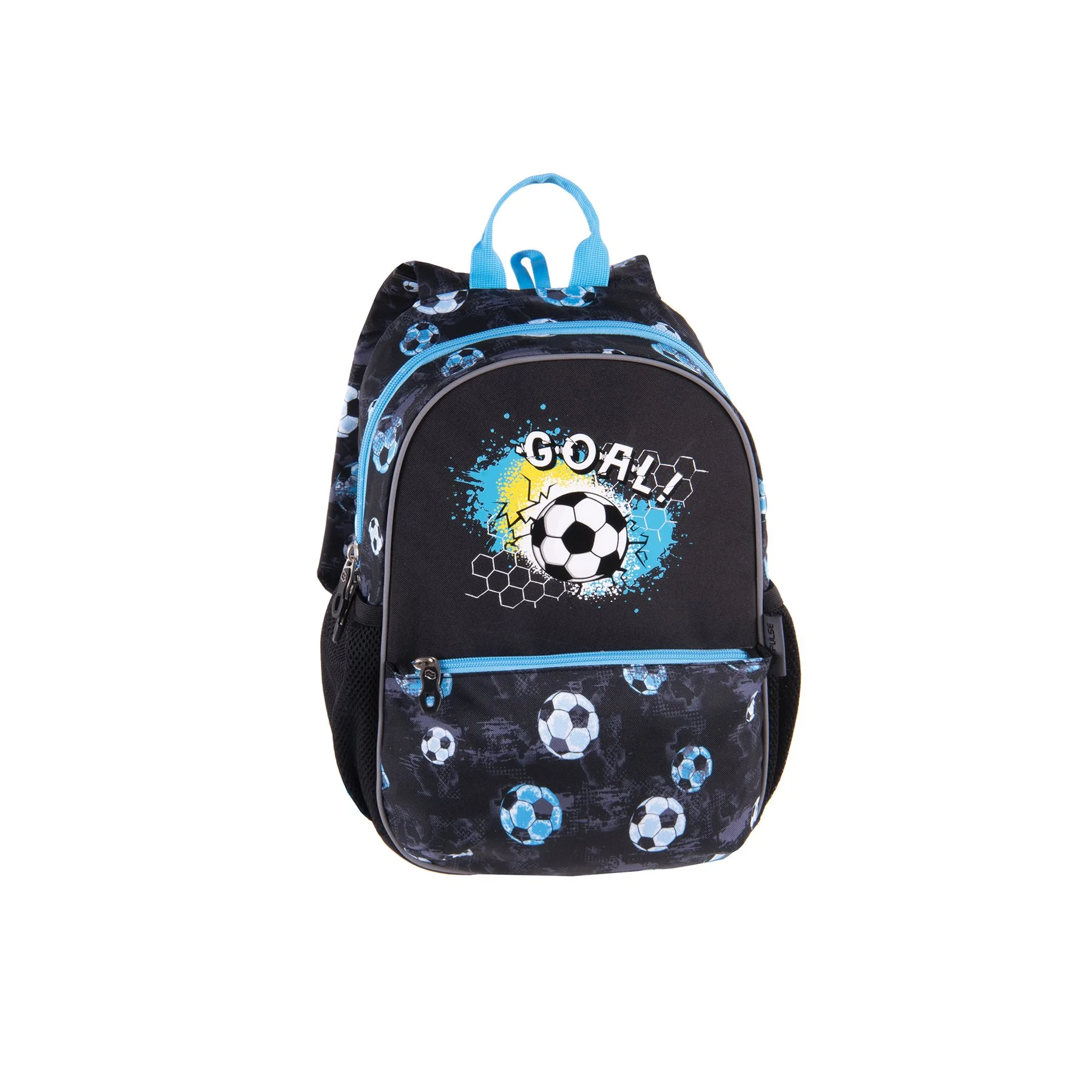 Pulse Backpack Junior Black Goal, black-blue
