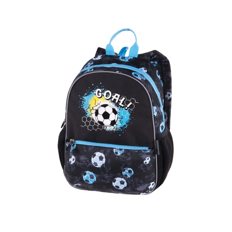 Pulse Backpack Junior Black Goal, black-blue