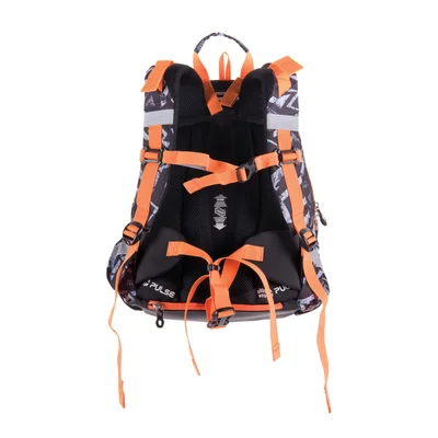 Pulse Backpack Anatomic Basketball League, black-orange