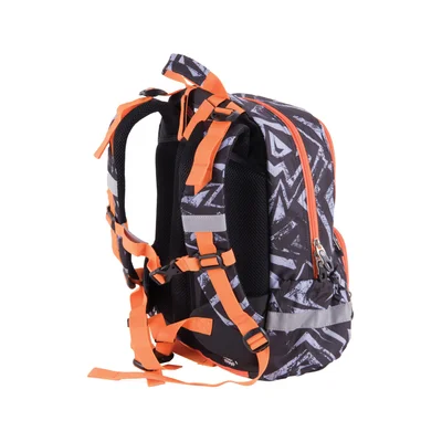 Pulse Backpack Anatomic Basketball League, black-orange