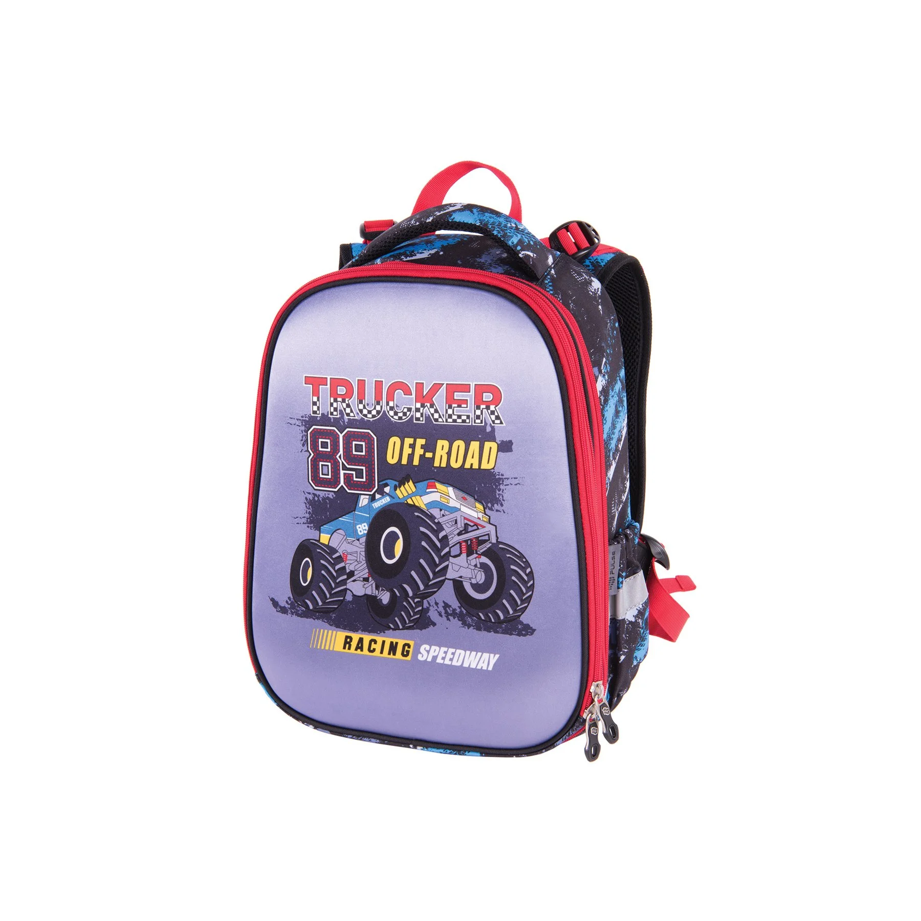 Pulse Backpack Anatomic Cube – Off Road, blue-red