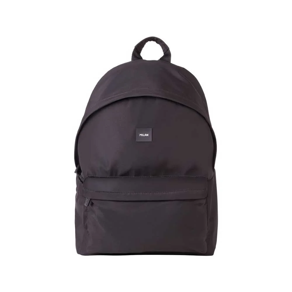 Milan Backpack Shadow, 2 zips, 22 L, black