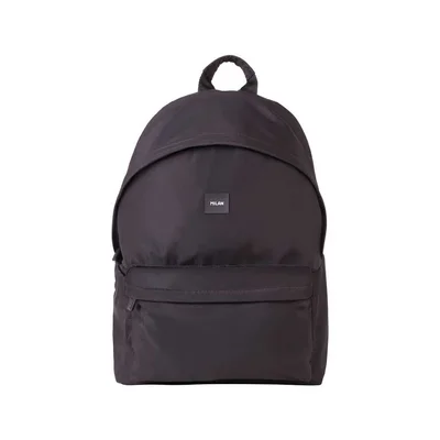 Milan Backpack Shadow, 2 zips, 22 L, black