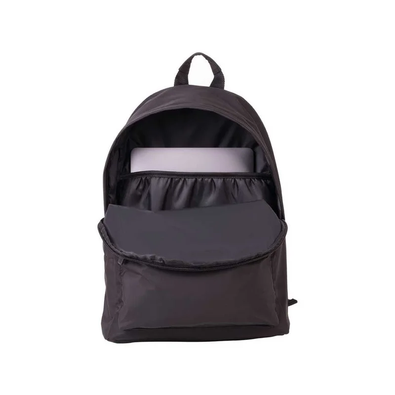 Milan Backpack Shadow, 2 zips, 22 L, black