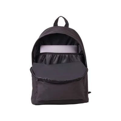 Milan Backpack Shadow, 2 zips, 22 L, black