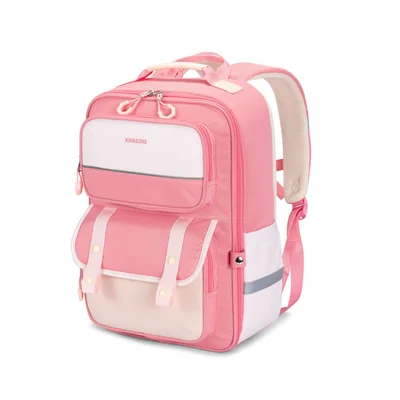 Kingsons Ergo Junior School Backpack, pink