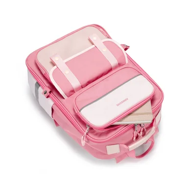 Kingsons Ergo Junior School Backpack, pink