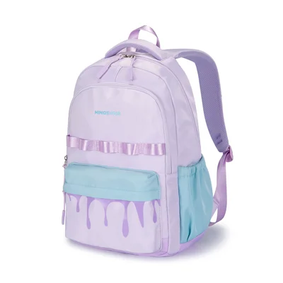 Kingsons Flow School Backpack, purple