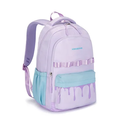 Kingsons Flow School Backpack, purple