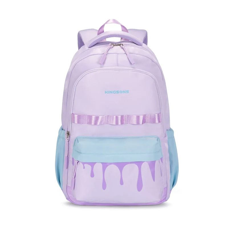 Kingsons Flow School Backpack, purple