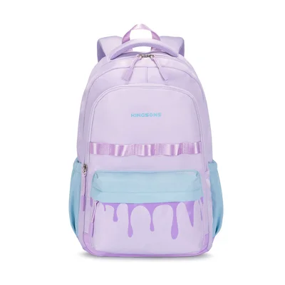 Kingsons Flow School Backpack, purple