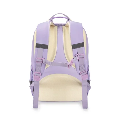 Kingsons Safeback Junior School Backpack, purple