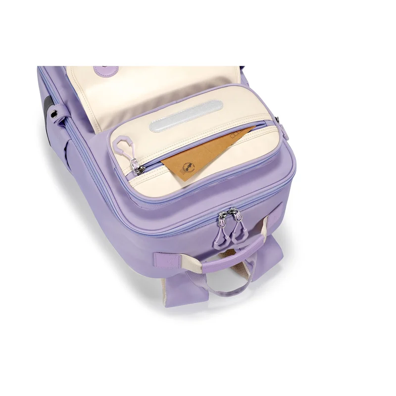 Kingsons Safeback Junior School Backpack, purple