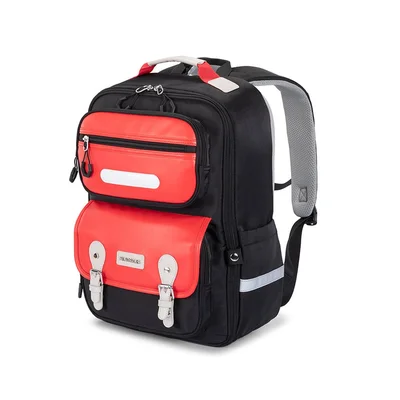 Kingsons Safeback Junior School Backpack, black