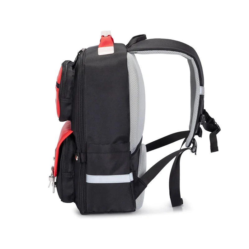 Kingsons Safeback Junior School Backpack, black