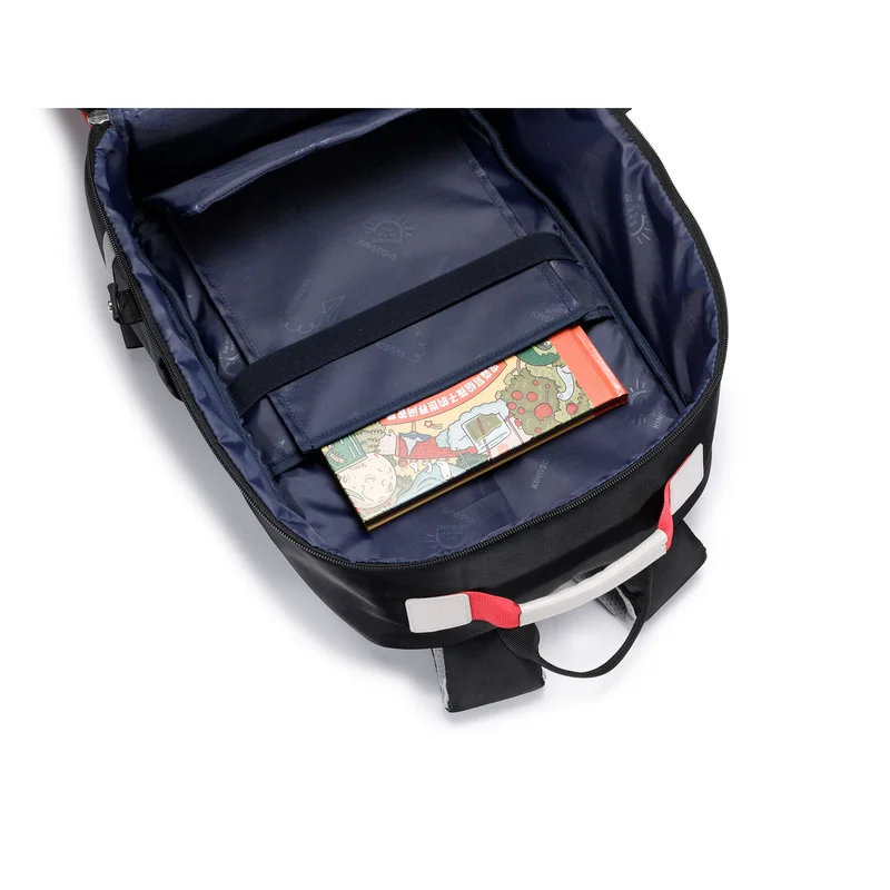 Kingsons Safeback Junior School Backpack, black