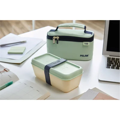 Milan Lunch Bag 1918, with 1 container, green