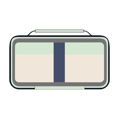Milan Lunch Bag 1918, with 1 container, green