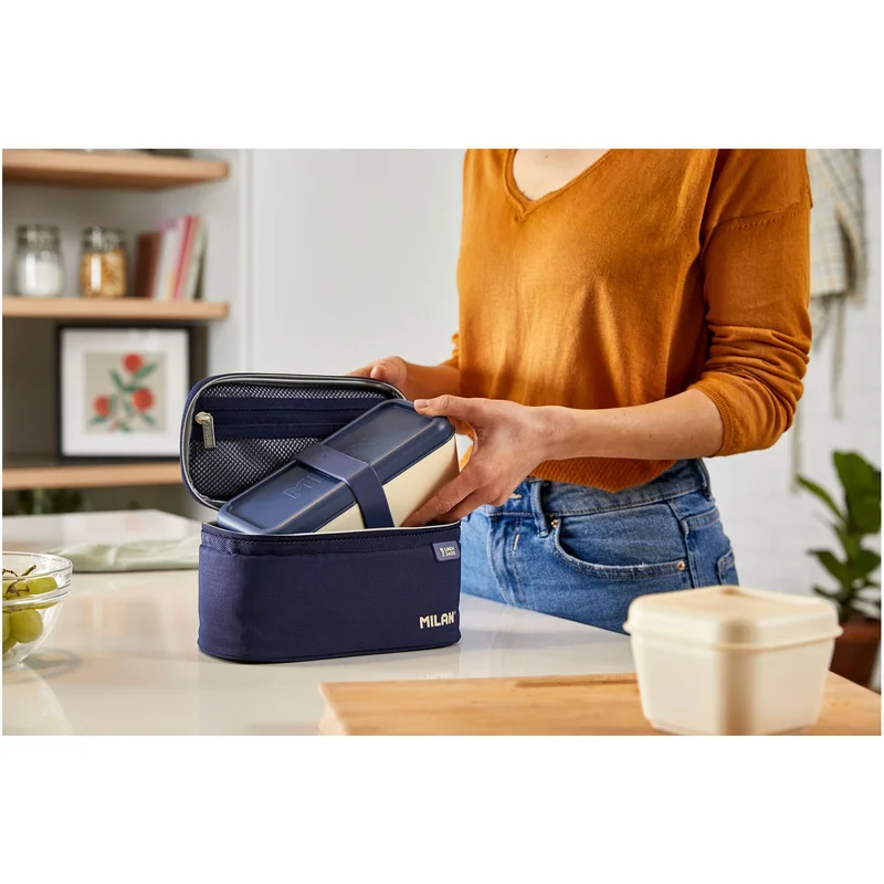 Milan Lunch bag 1918, with 1 box, dark blue
