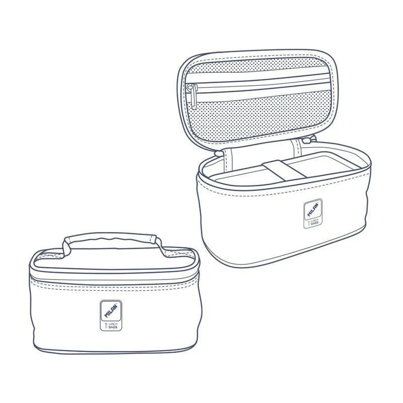 Milan Lunch bag 1918, with 1 box, dark blue