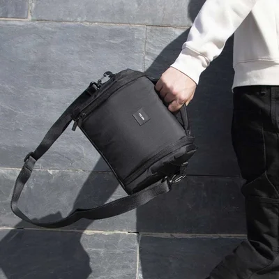 Milan Lunch Bag Shadow, 5 L, black