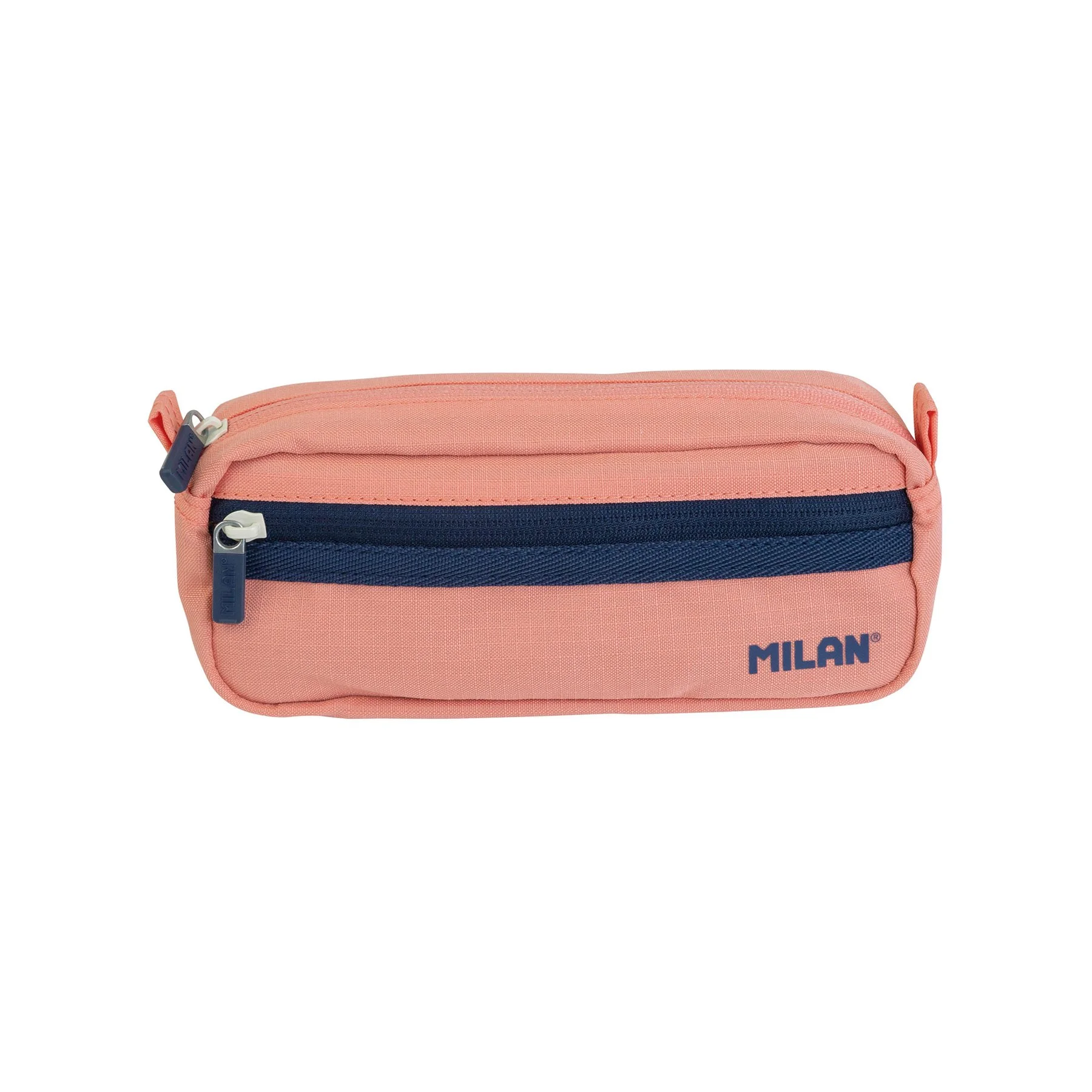 Milan Pencil case 1918, with 2 zippers, pink