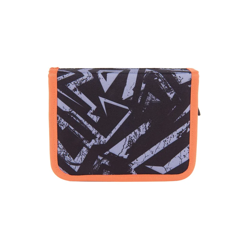 Pulse Pencil Case Basketball League, filled, black-orange