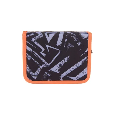Pulse Pencil Case Basketball League, filled, black-orange