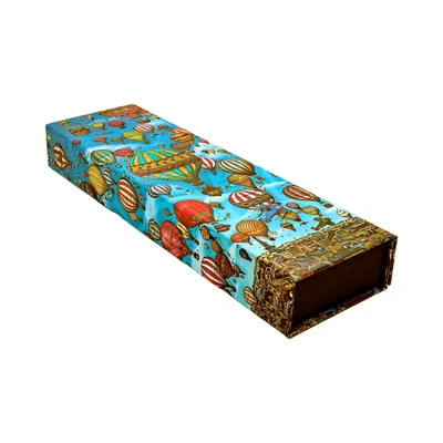 Paperblanks Desk case Balloon Festival, with two compartments