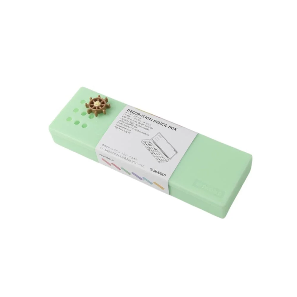 Sworld Pencil Case ME, Plastic, Green
