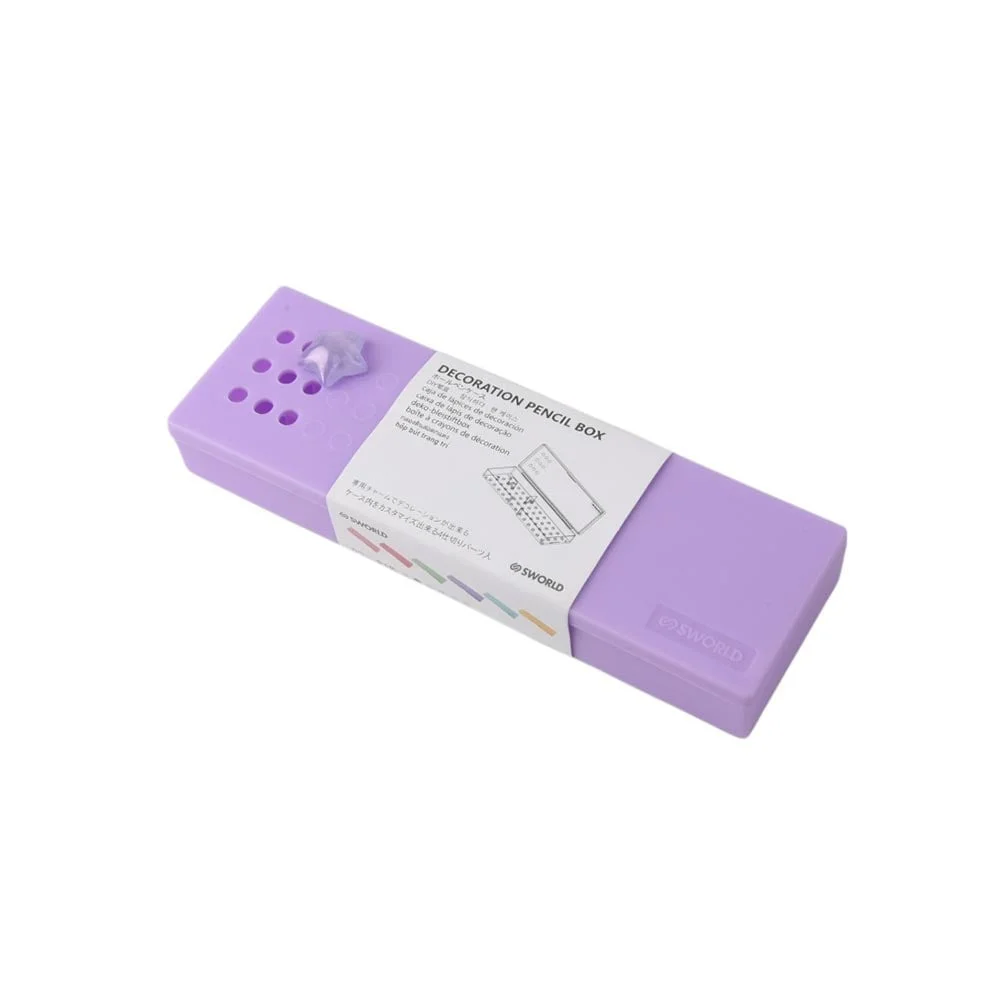 Sworld Pencil Case ME, plastic, purple
