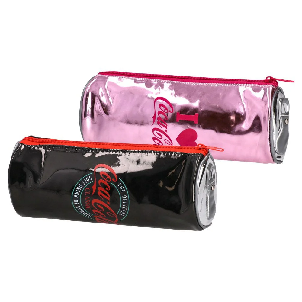 Statovac Coca Cola Cans Pencil Case, single zipper, assorted