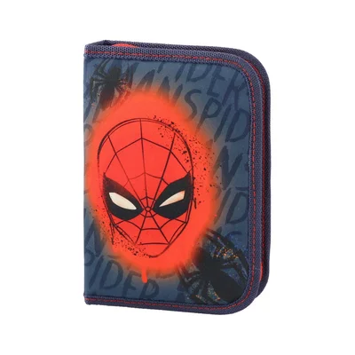 Statovac Decker Pencil Case, single zipper, filled, Spider-Man