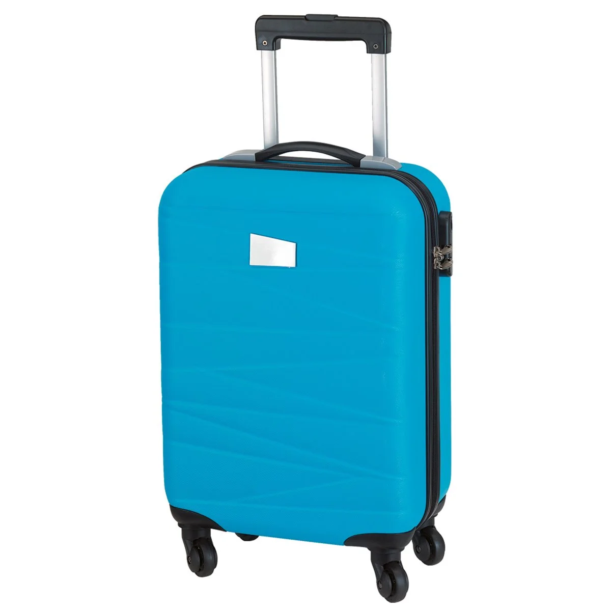 TOPS Travel Suitcase Padua, on wheels, 55 x 35 x 20 cm, turquoise
