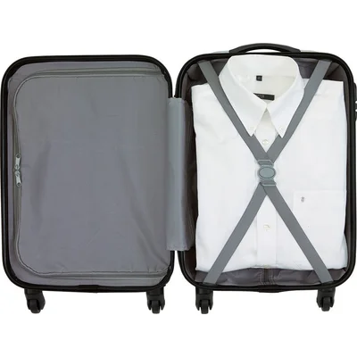 TOPS Suitcase for airplane Padua, with wheels, 55 x 35 x 20 cm, pink