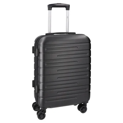 Empire Amsterdam Cabin Suitcase, ABS, black