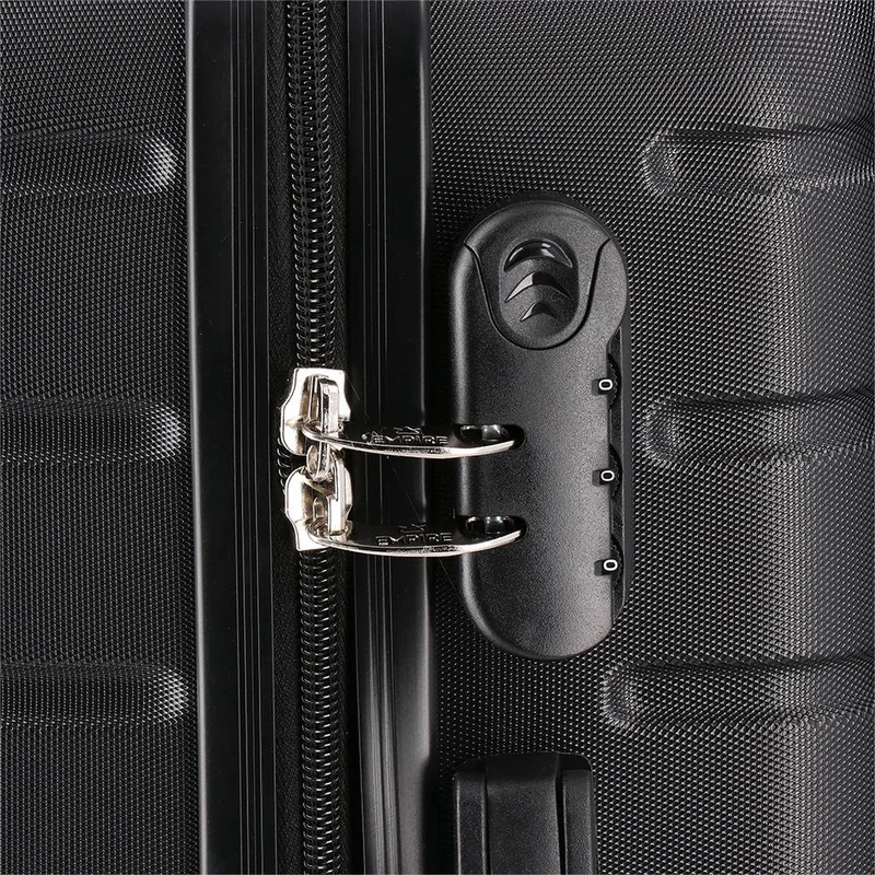 Empire Amsterdam Cabin Suitcase, ABS, black