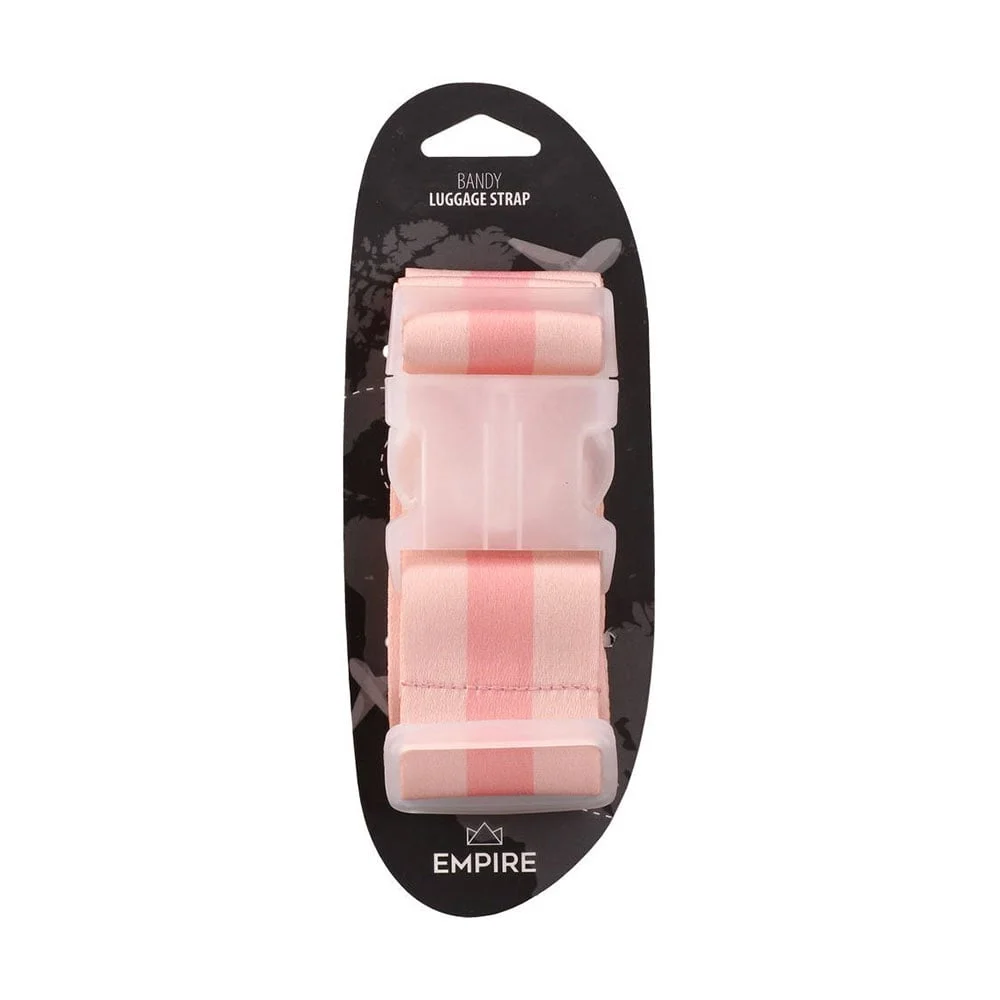 Empire Bandy Luggage Strap, pink