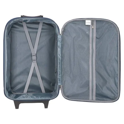 Empire Havana Suitcase Set, soft, black, 3 pcs